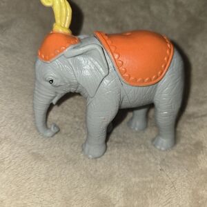 Vintage Ankyo Circus Elephant Hard Plastic Circus Party Animal Figurine Toy
